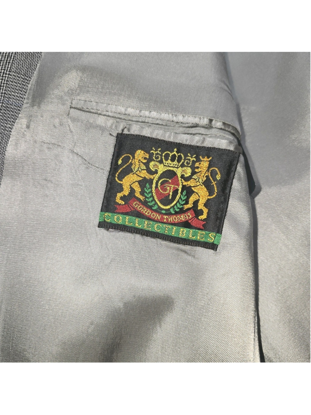 Gordon Thomas Collectibles Blazer Mens 42R Gray Worsted Wool Sport Coat USA - Picture 5 of 12